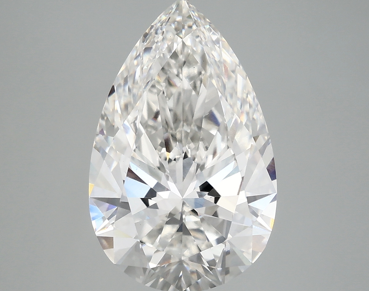4.09 CT Pear Diamond