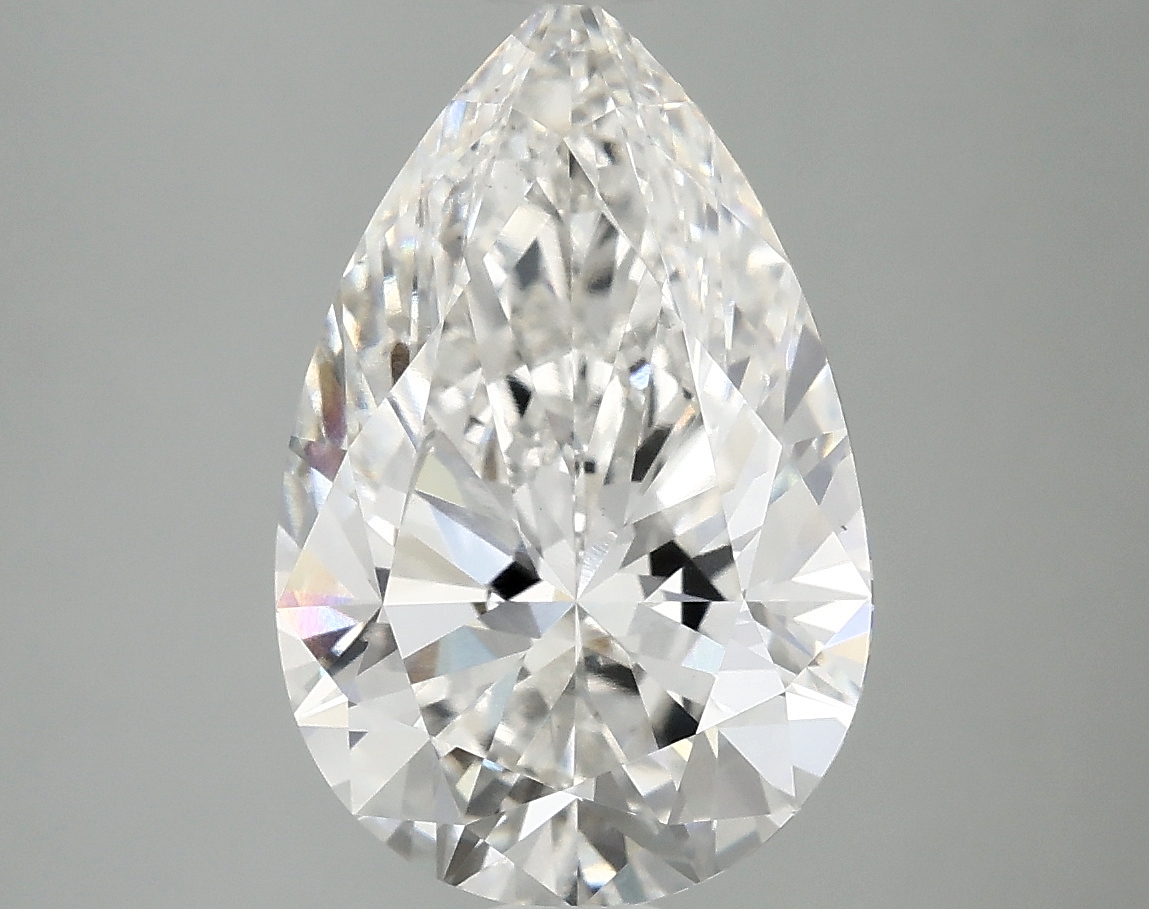 4.09 CT Pear Diamond