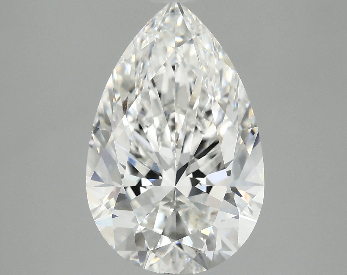 4.09 CT Pear Diamond