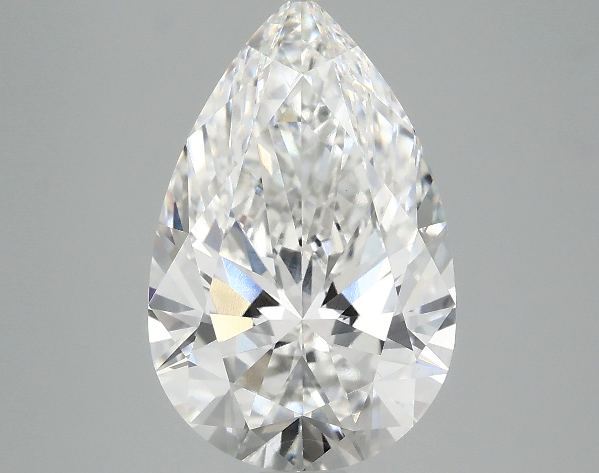 4.09 CT Pear Diamond