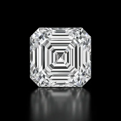 Asscher lab grown diamond