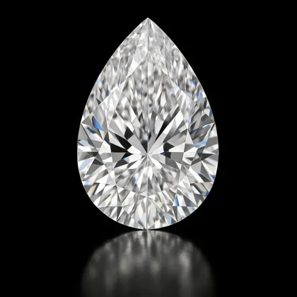 Pear lab grown diamond