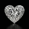 Heart cut diamond