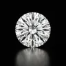 Round cut diamond