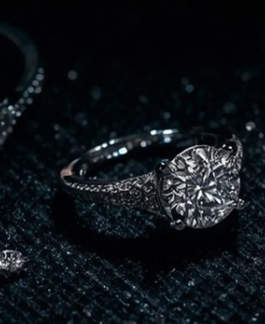 A finished 2N Diamonds ring