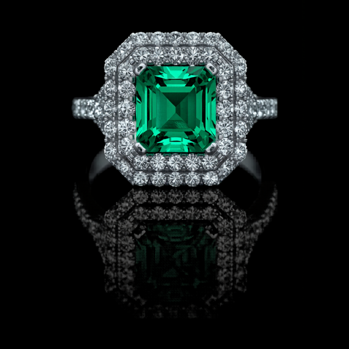 Luce di Smeraldo — lab-grown diamond ring