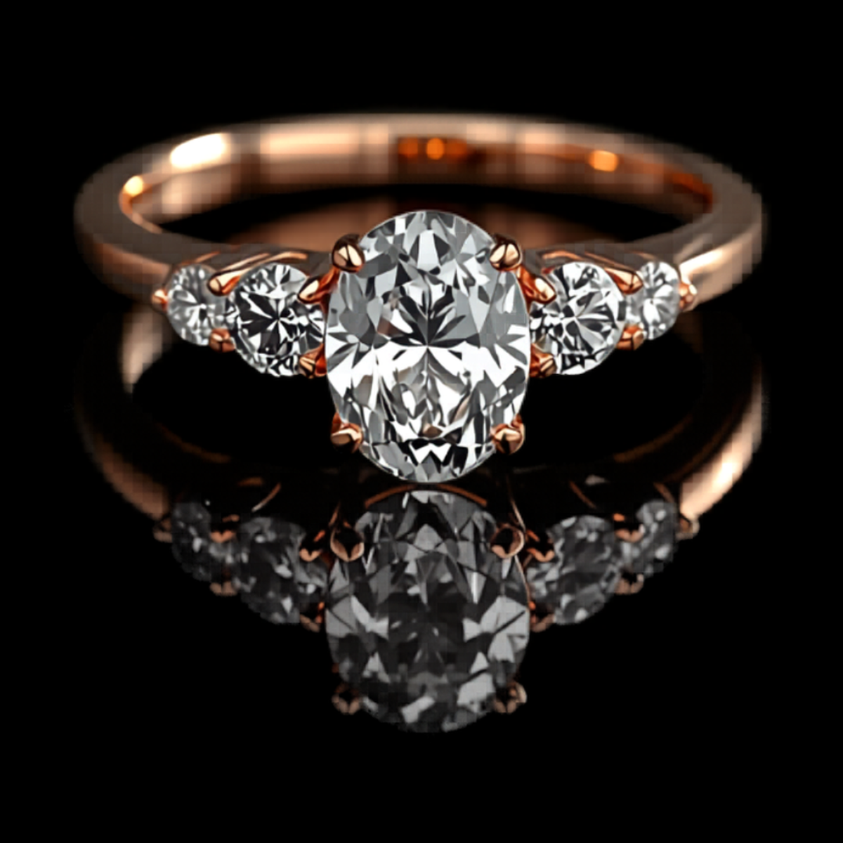 Luce Infinita — lab-grown diamond ring