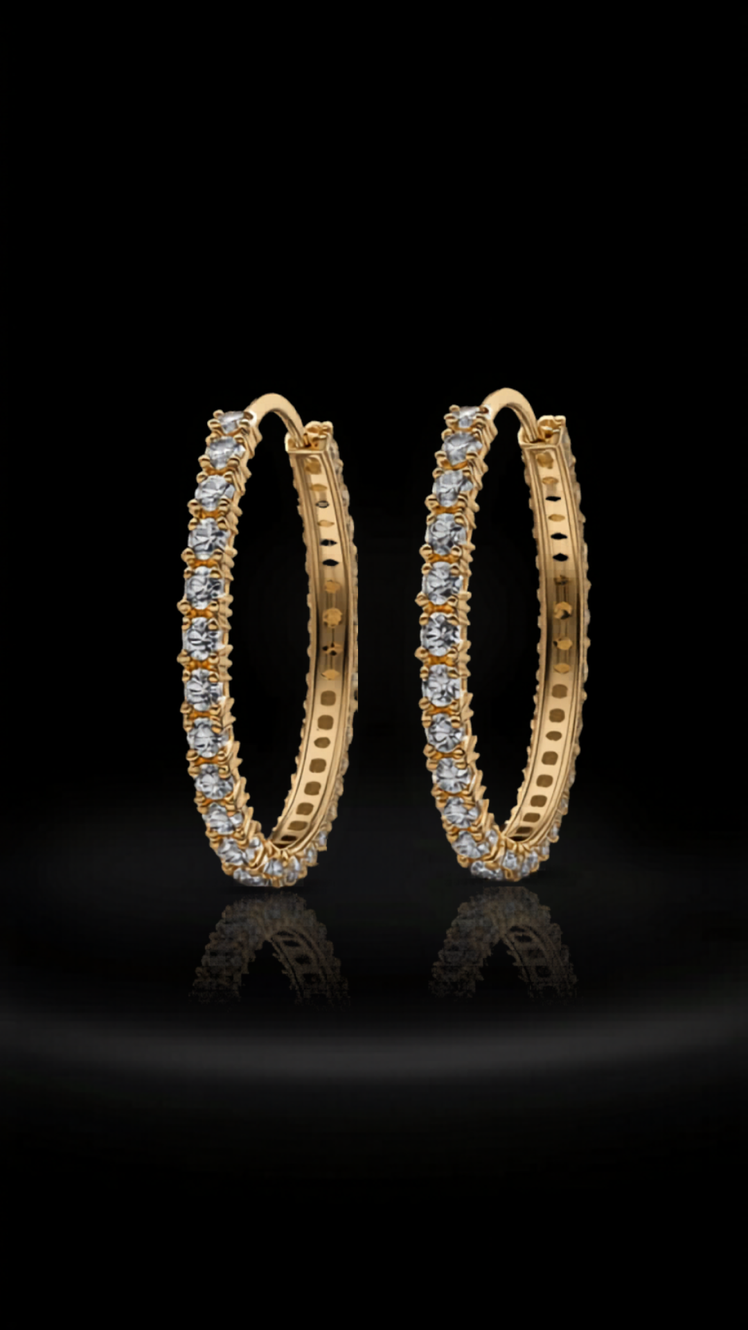Armonia d'Oro — lab-grown diamond earring