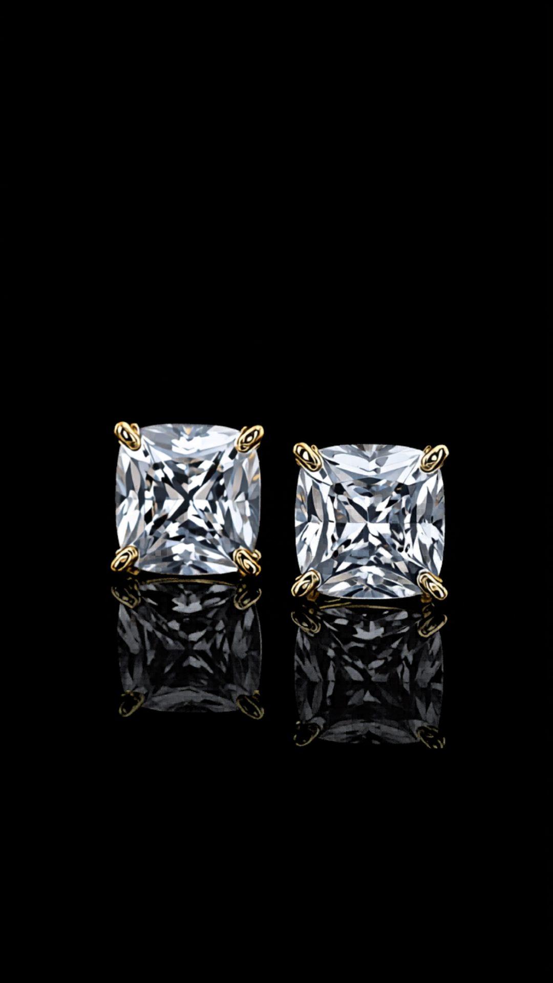 Luce Dorata — lab-grown diamond earring