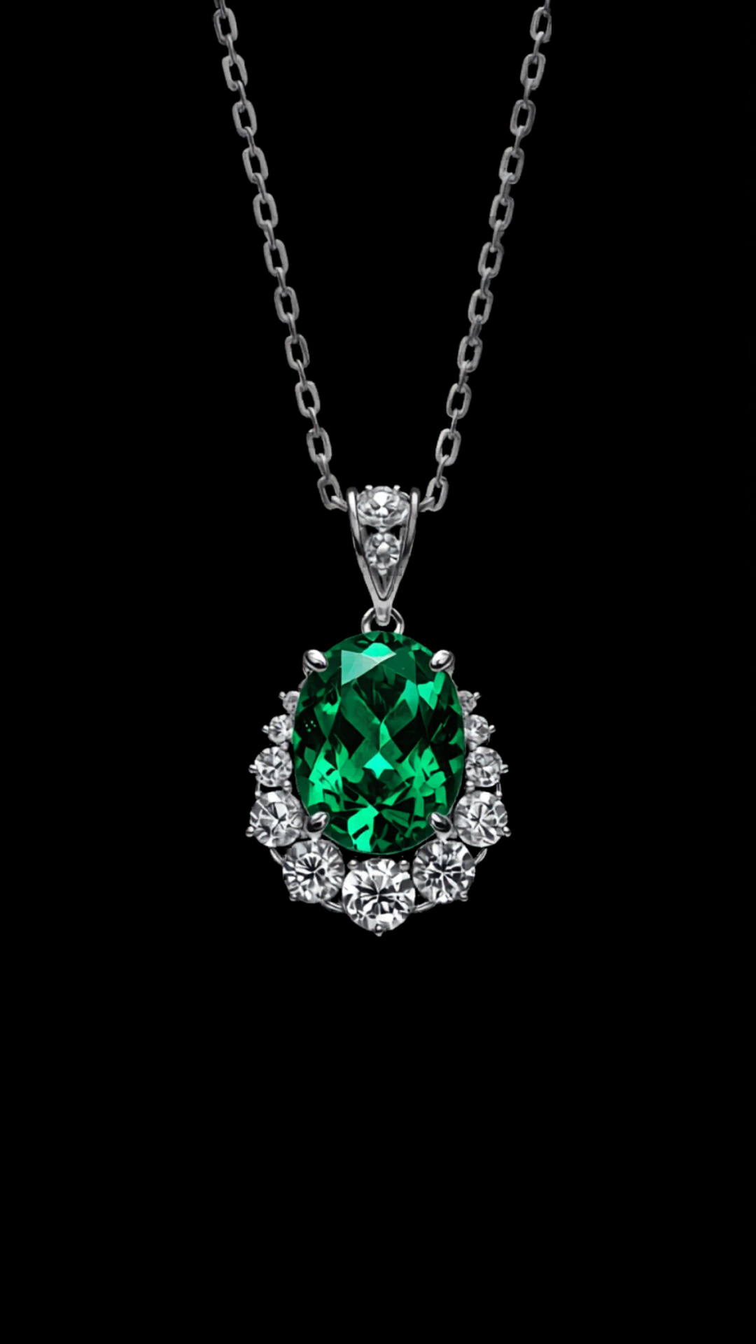Sogno di Plenilunio — lab-grown diamond necklace