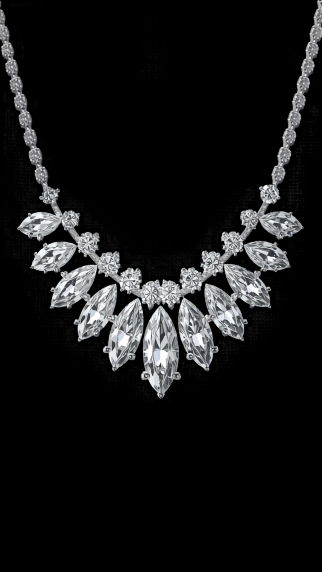 Luce di Luna — lab-grown diamond necklace