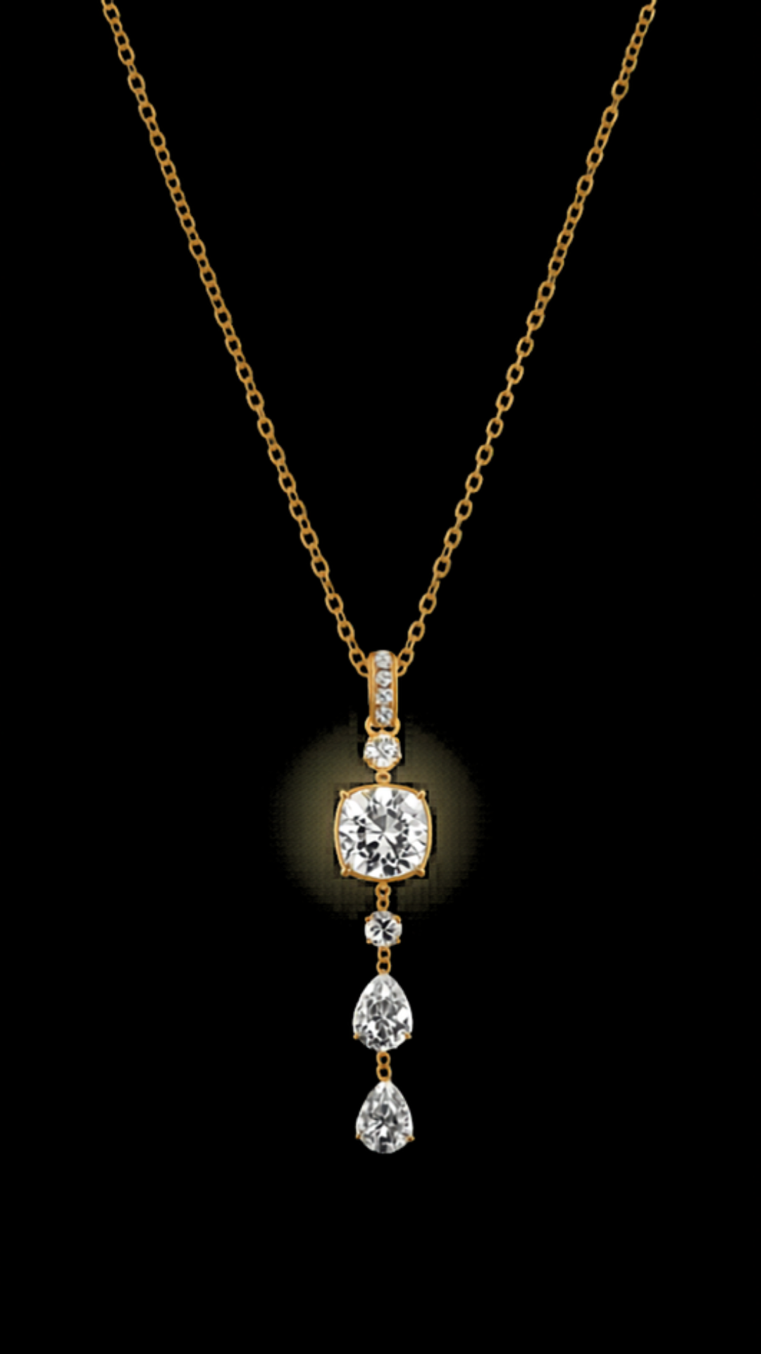 Oro del Sole — lab-grown diamond necklace