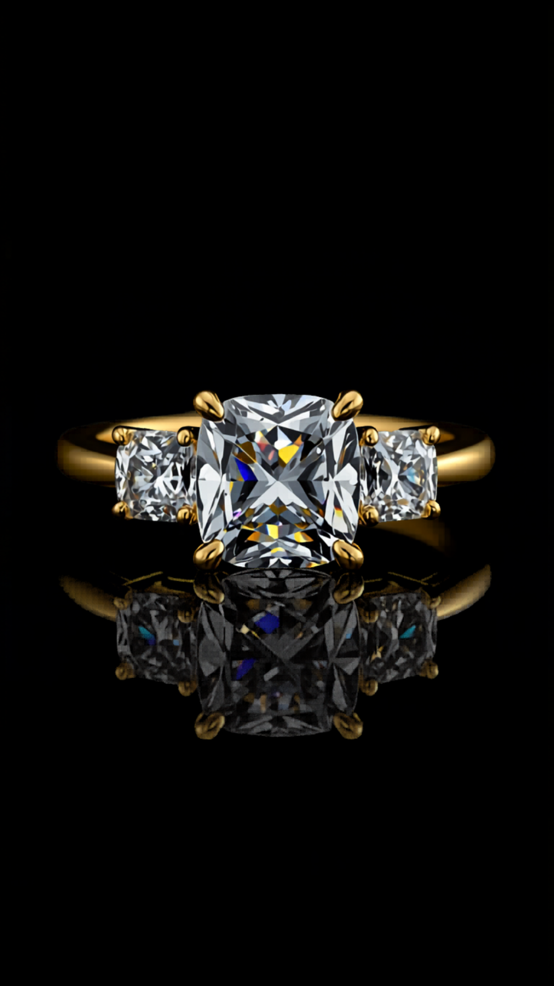 Fiore di Luce — lab-grown diamond ring