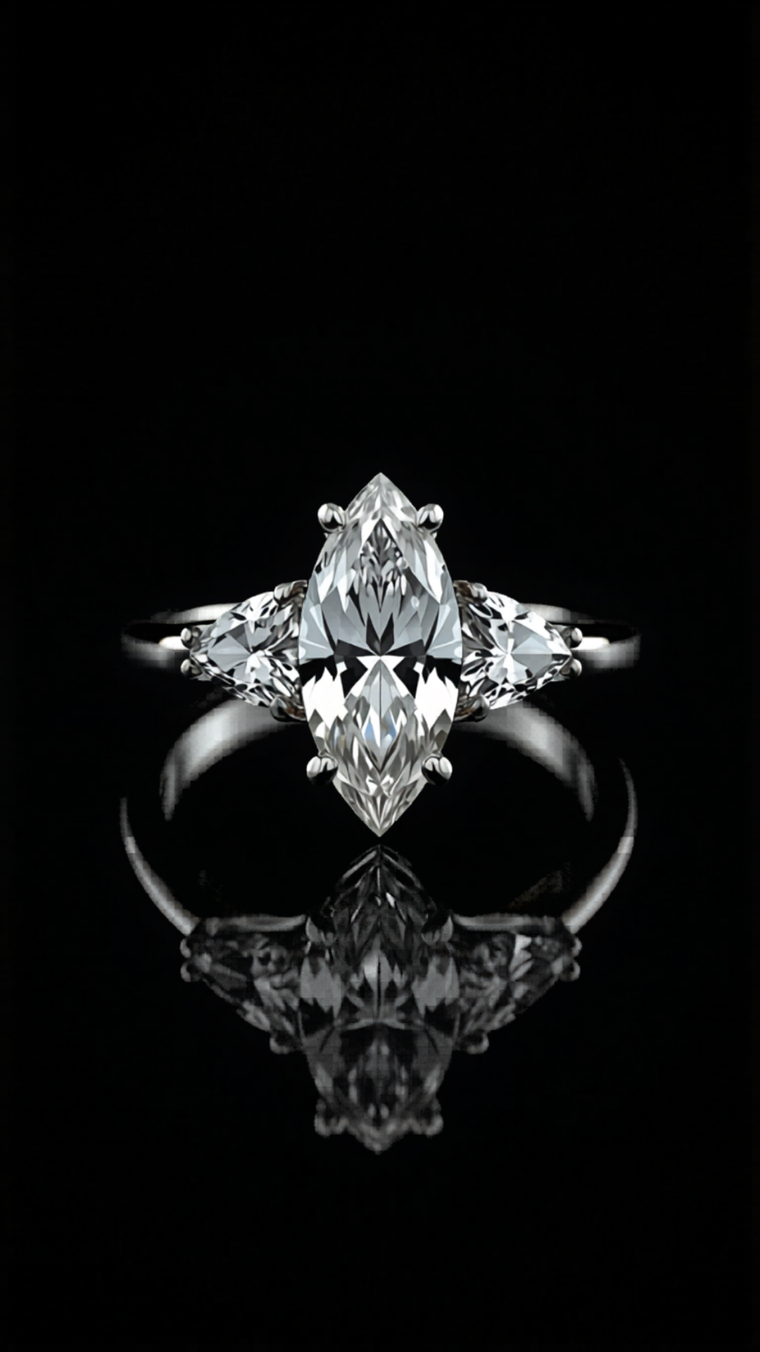 Goccia d'Amore — lab-grown diamond ring