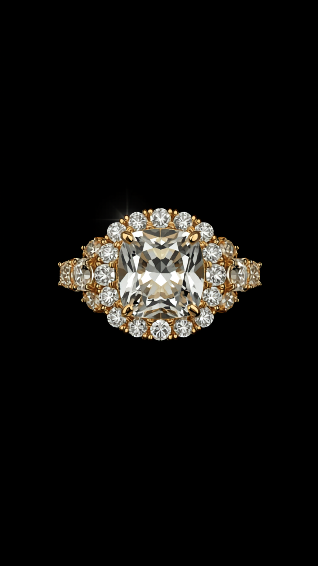 Raggio di Smeraldo — lab-grown diamond ring