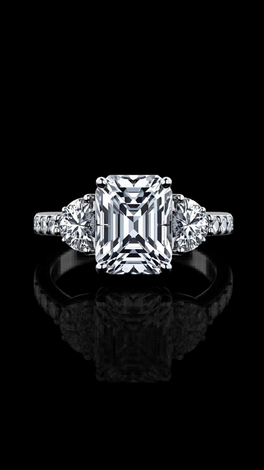 Cuscino d'Amore — lab-grown diamond ring
