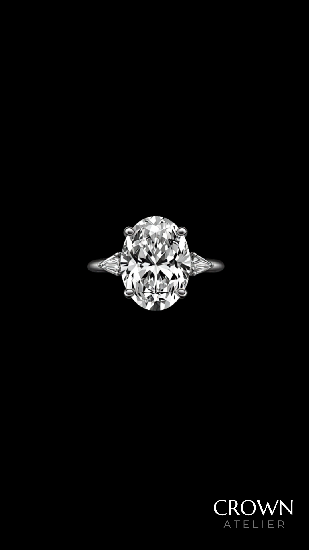 Lacrima di Luce — lab-grown diamond ring