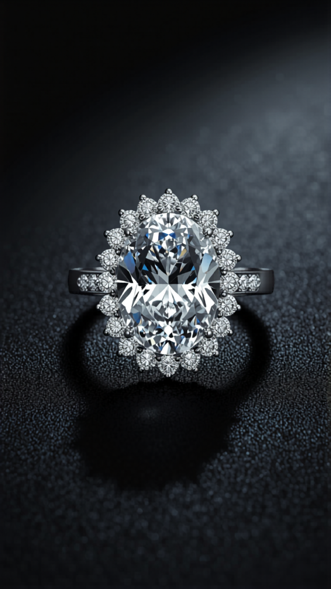 Luce Dorata — lab-grown diamond ring