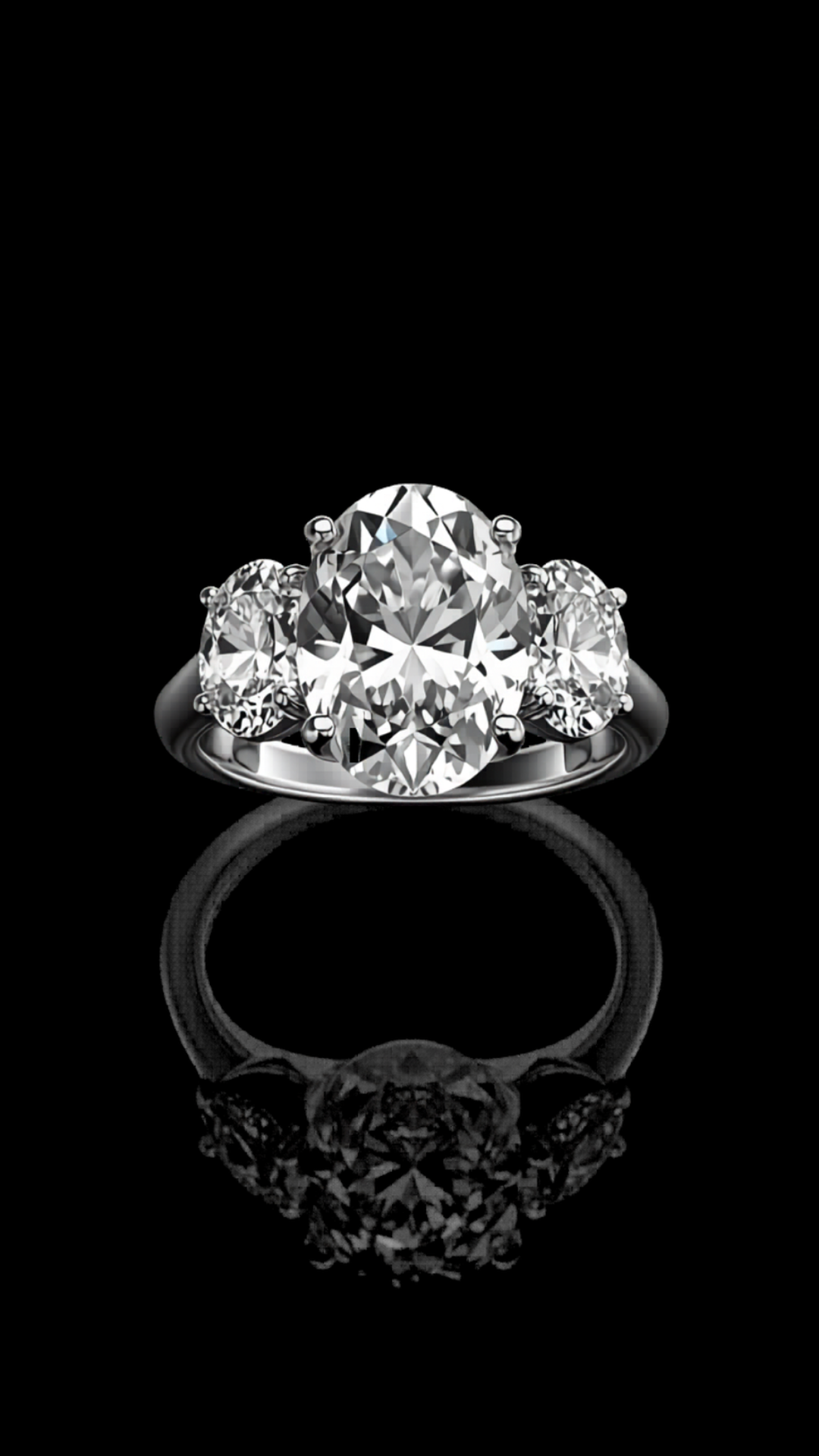 Luce d'Argento — lab-grown diamond ring