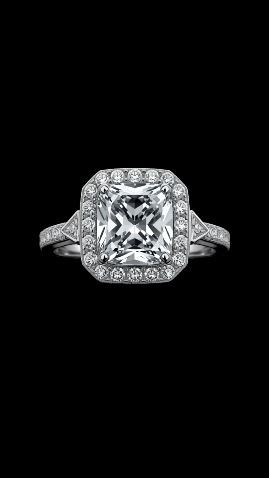 Luce d'Argento — lab-grown diamond ring