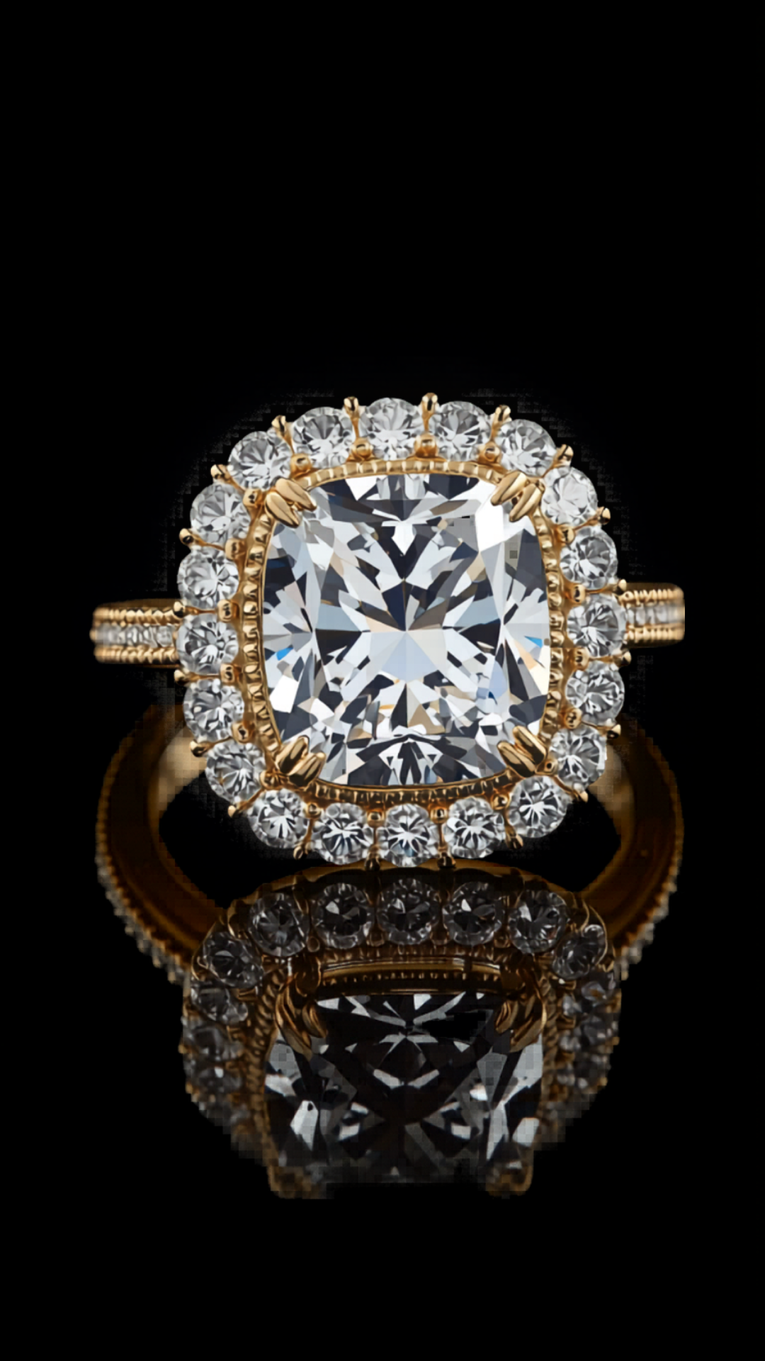 Lacrima d'Amore — lab-grown diamond ring