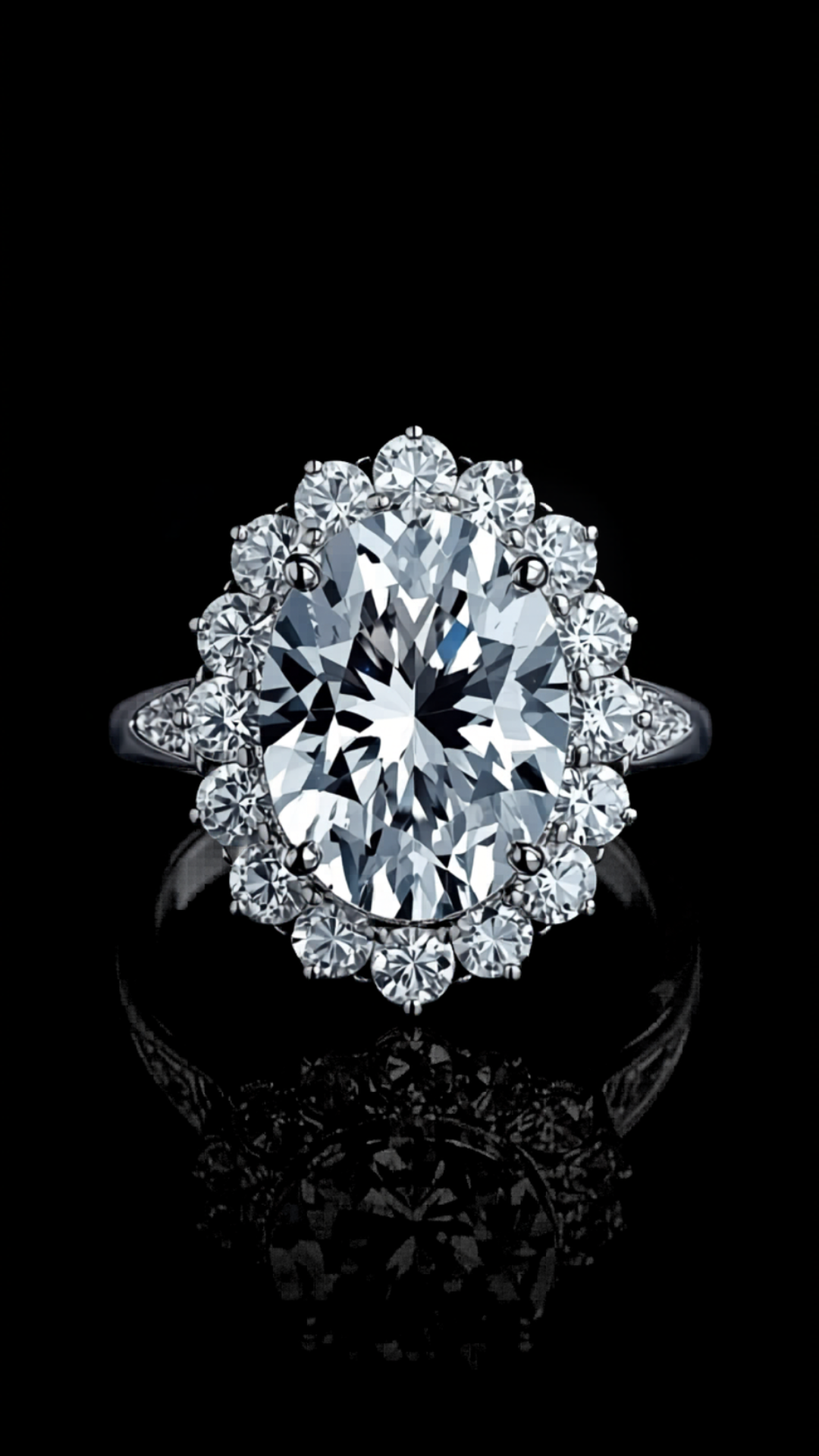 Lacrima di Luce — lab-grown diamond ring