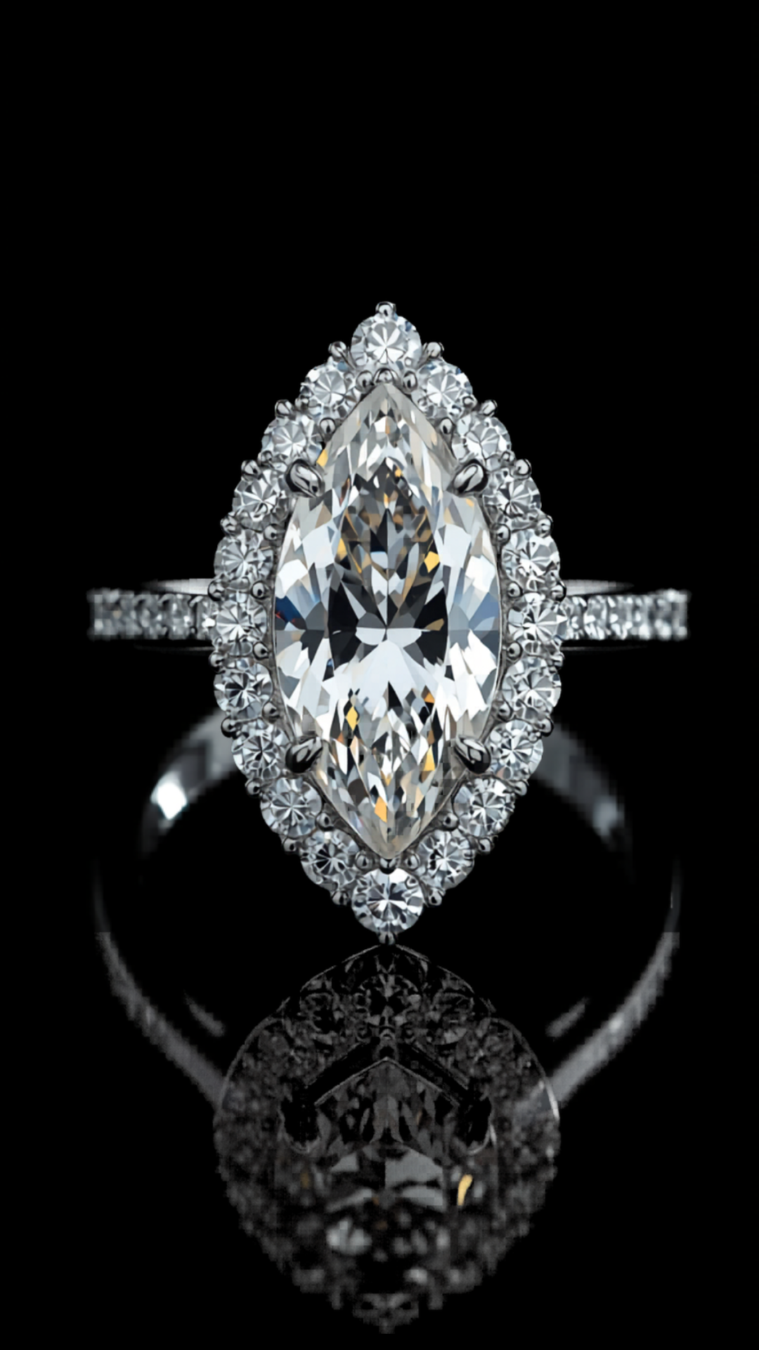 Luci di Lacrime — lab-grown diamond ring