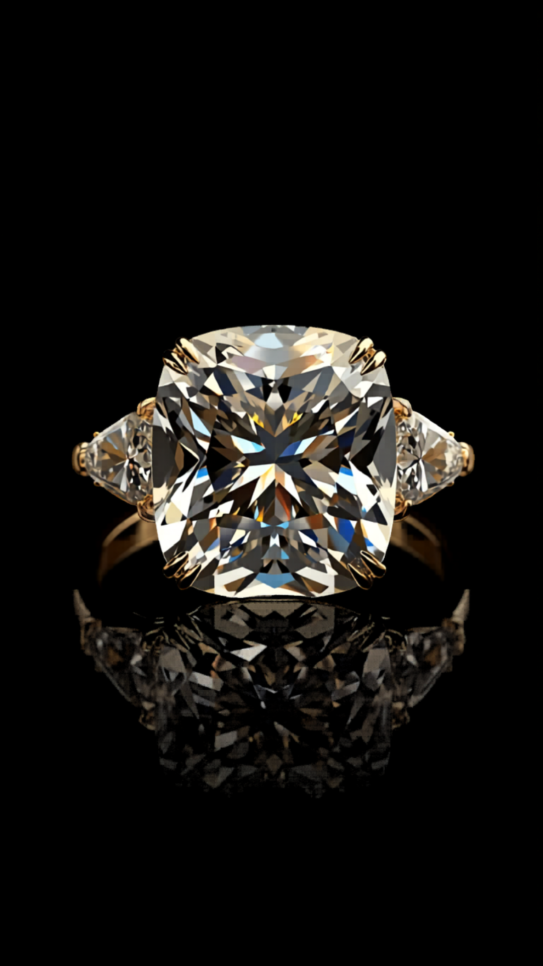 Fiore di Luce — lab-grown diamond ring