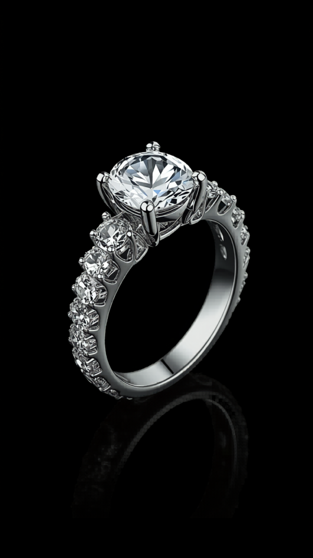 Lacrima Rosa — lab-grown diamond ring