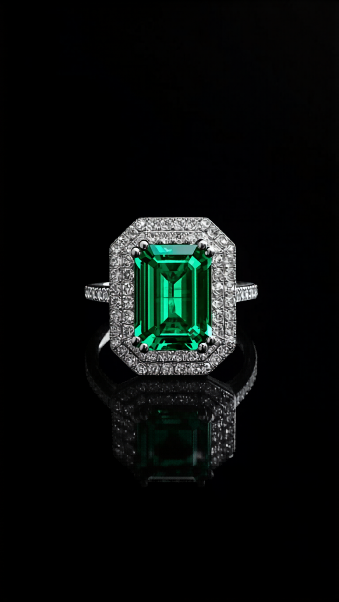Lacrima Celeste — lab-grown diamond ring