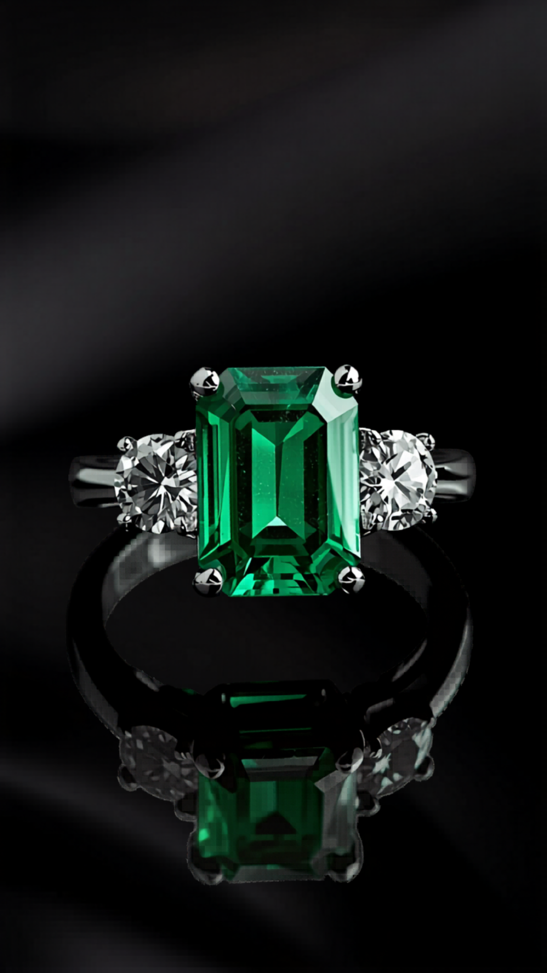 Lacrima di Luce — lab-grown diamond ring