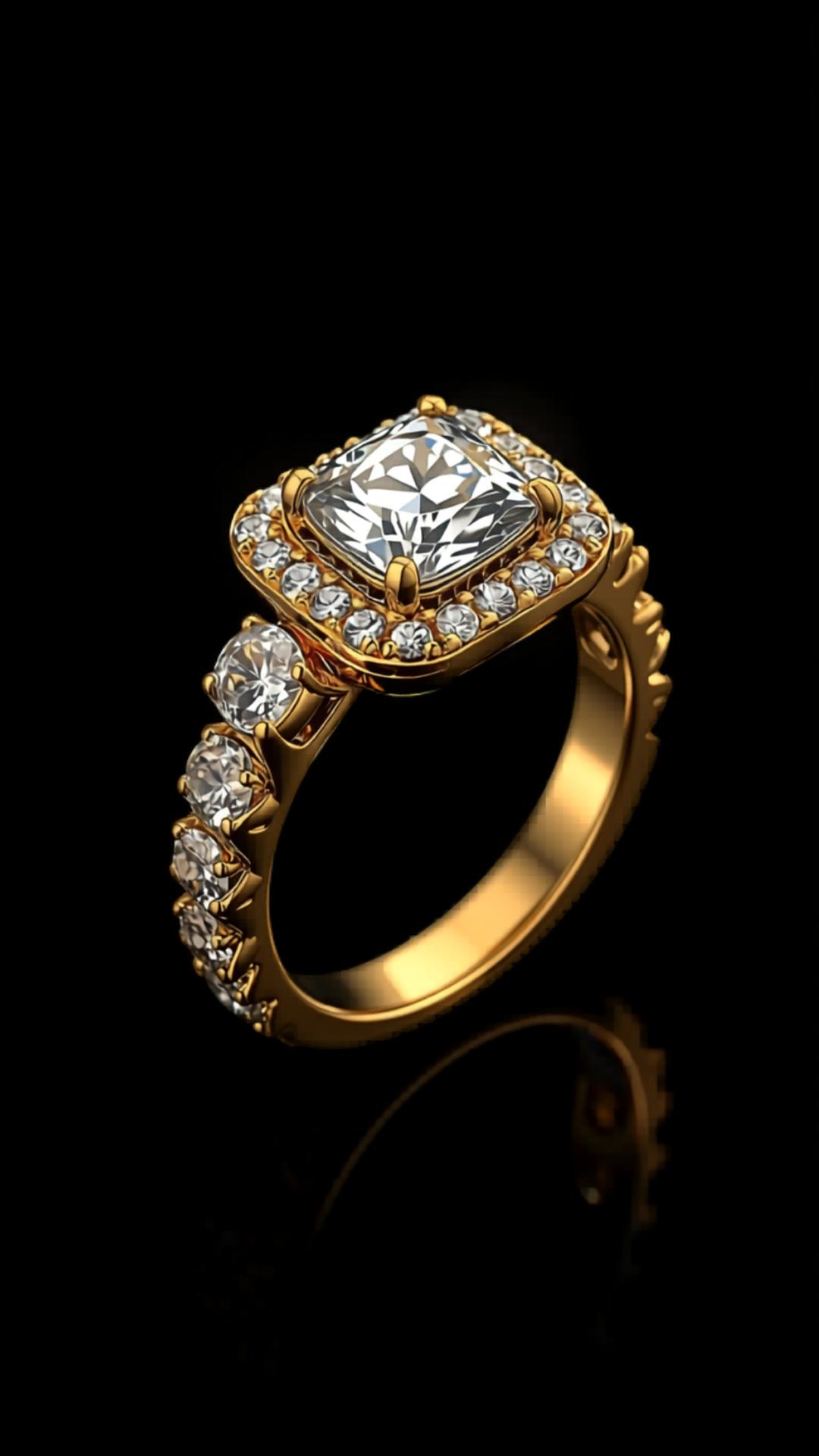 Luce D'Oro — lab-grown diamond ring