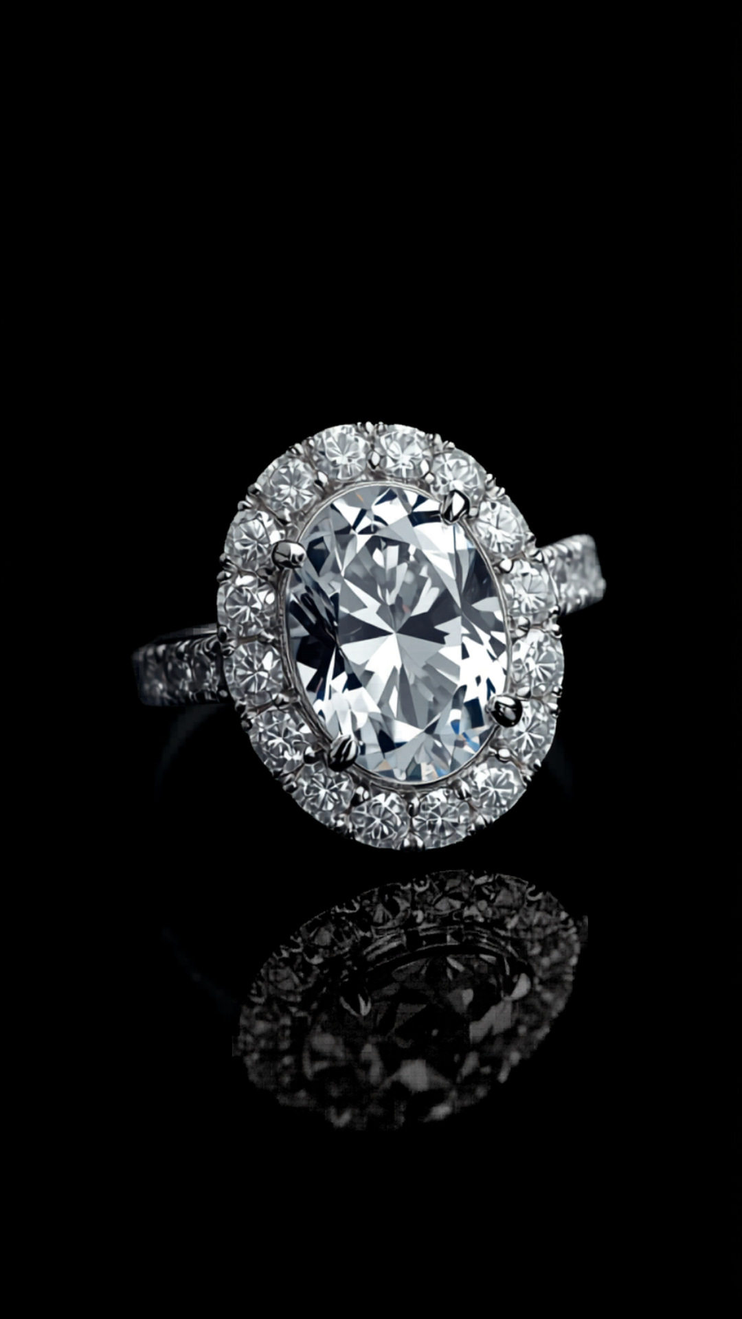 Lacrima d'Amore — lab-grown diamond ring