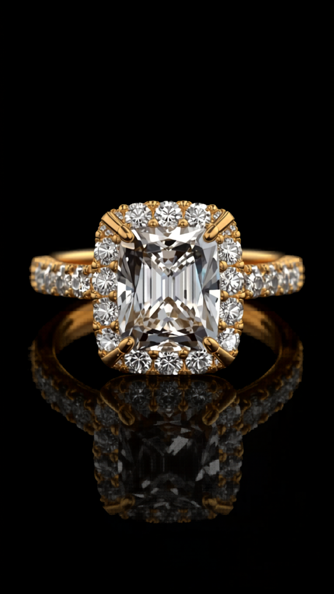 Sogno Dorato — lab-grown diamond ring