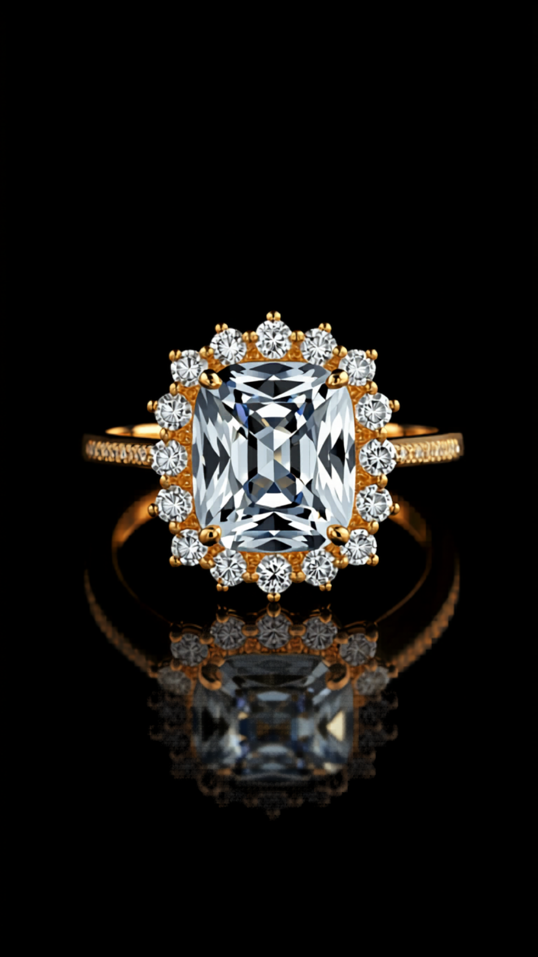 Lacrima di Luce — lab-grown diamond ring