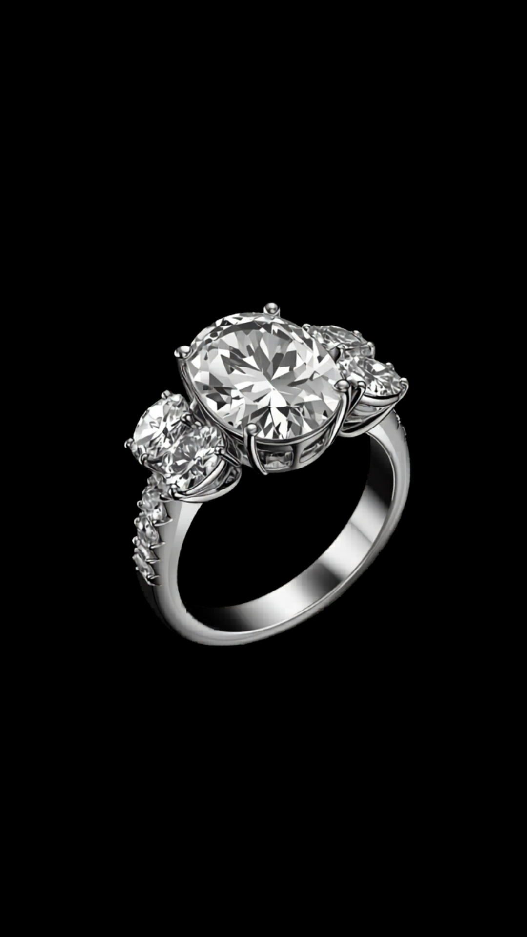 Lacrima d'Amore — lab-grown diamond ring