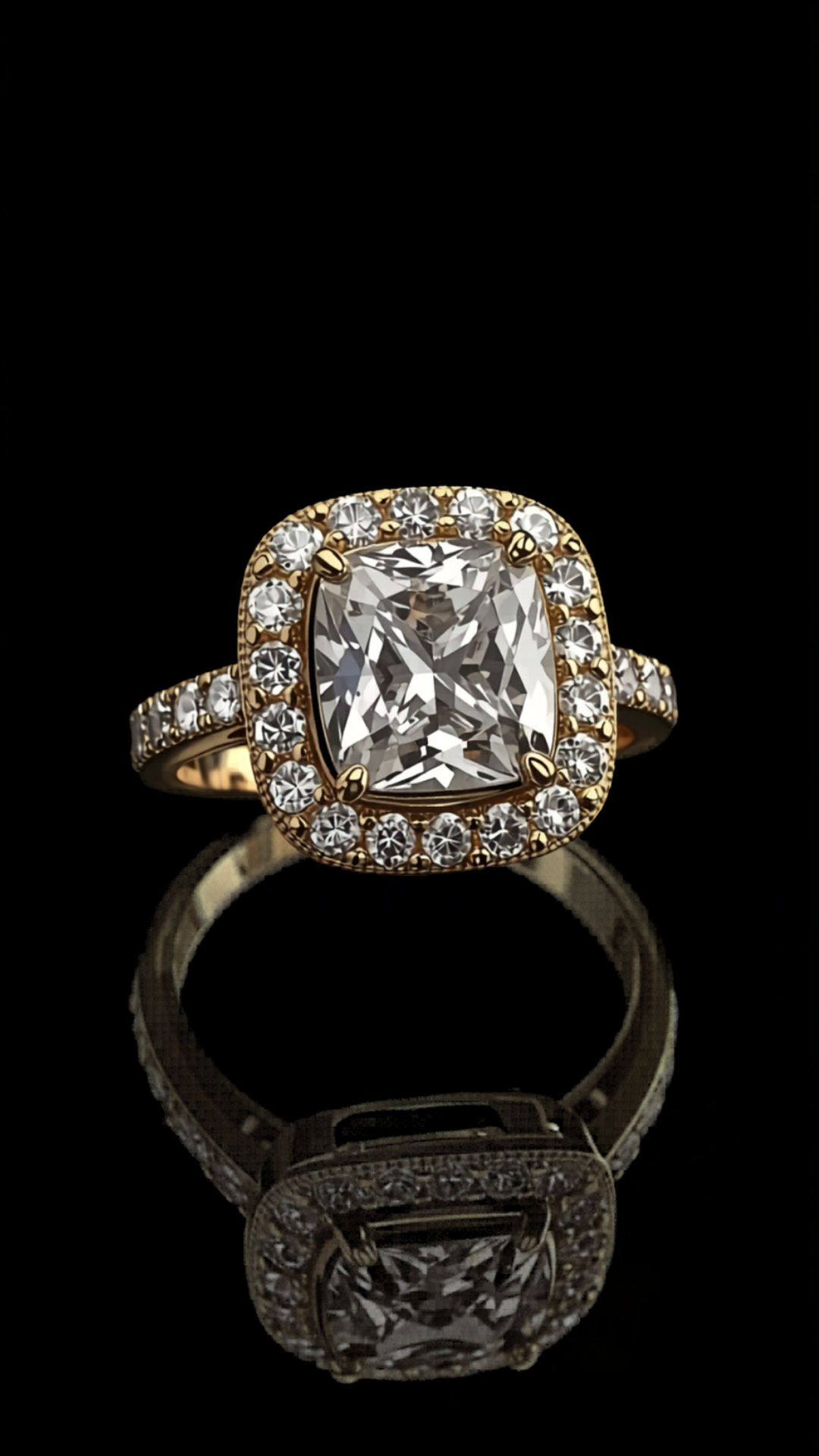 Lucciola di Sogno — lab-grown diamond ring