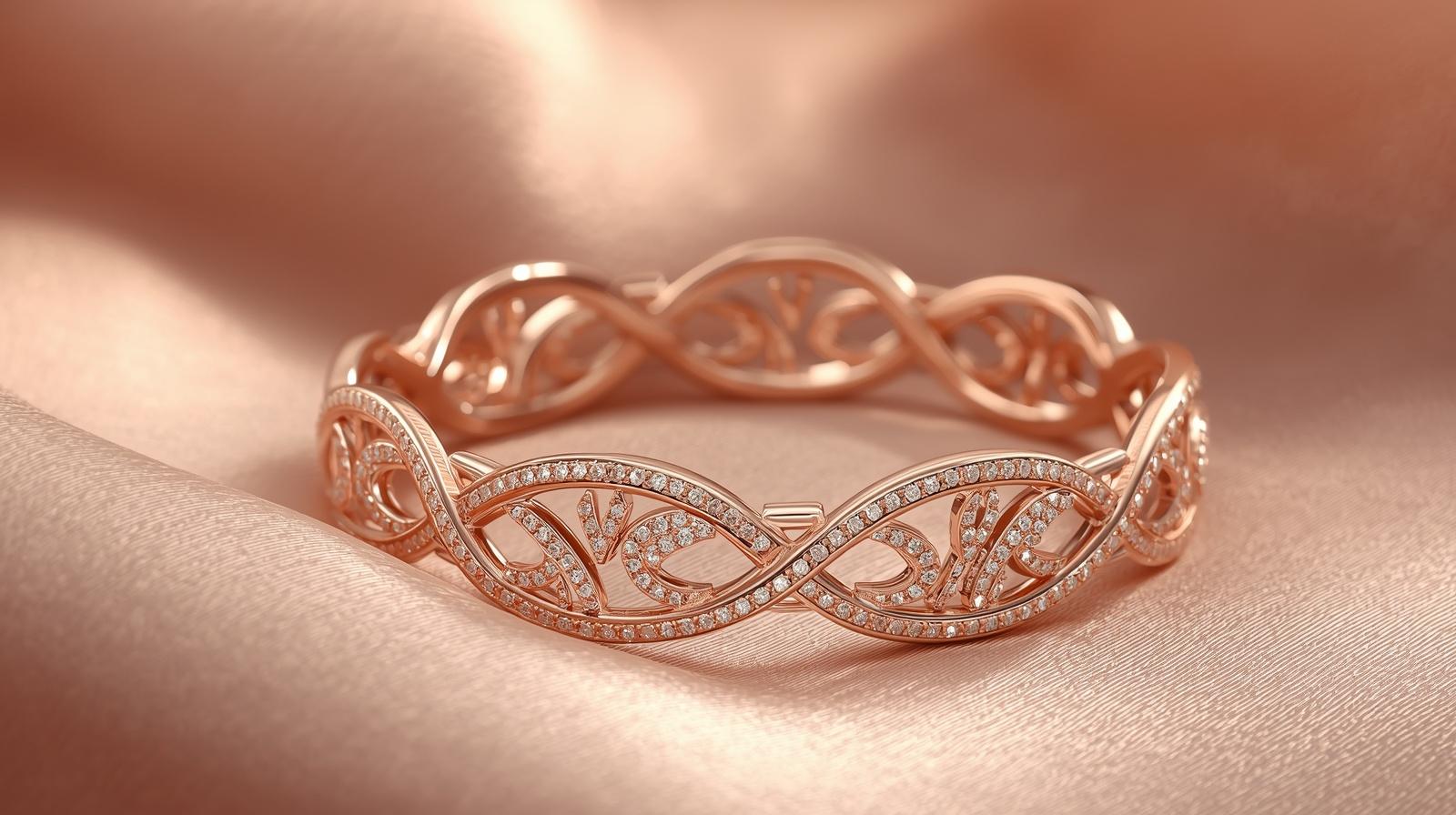 Rose Gold Cuff Bracelet