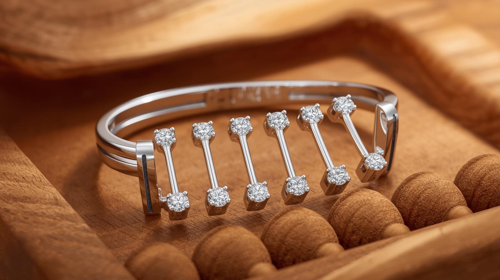 White Gold Bracelet · Round Brilliant