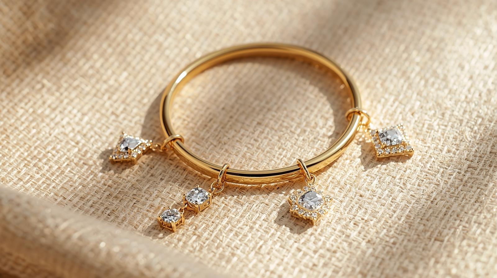 Yellow Gold Charm Bracelet