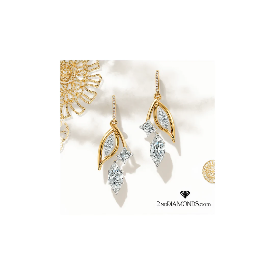 Ivory Halo Stud