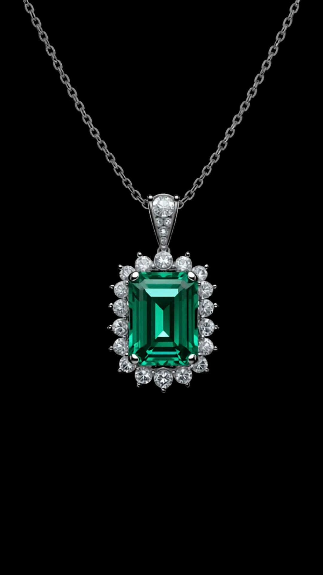 Eclatante Luce — lab-grown diamond necklace