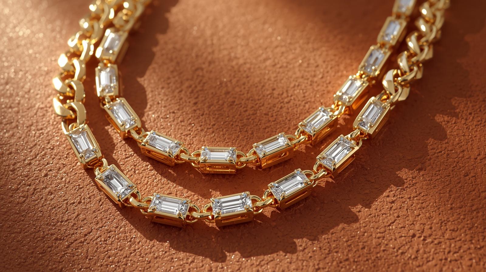 Chain Diamond Necklace