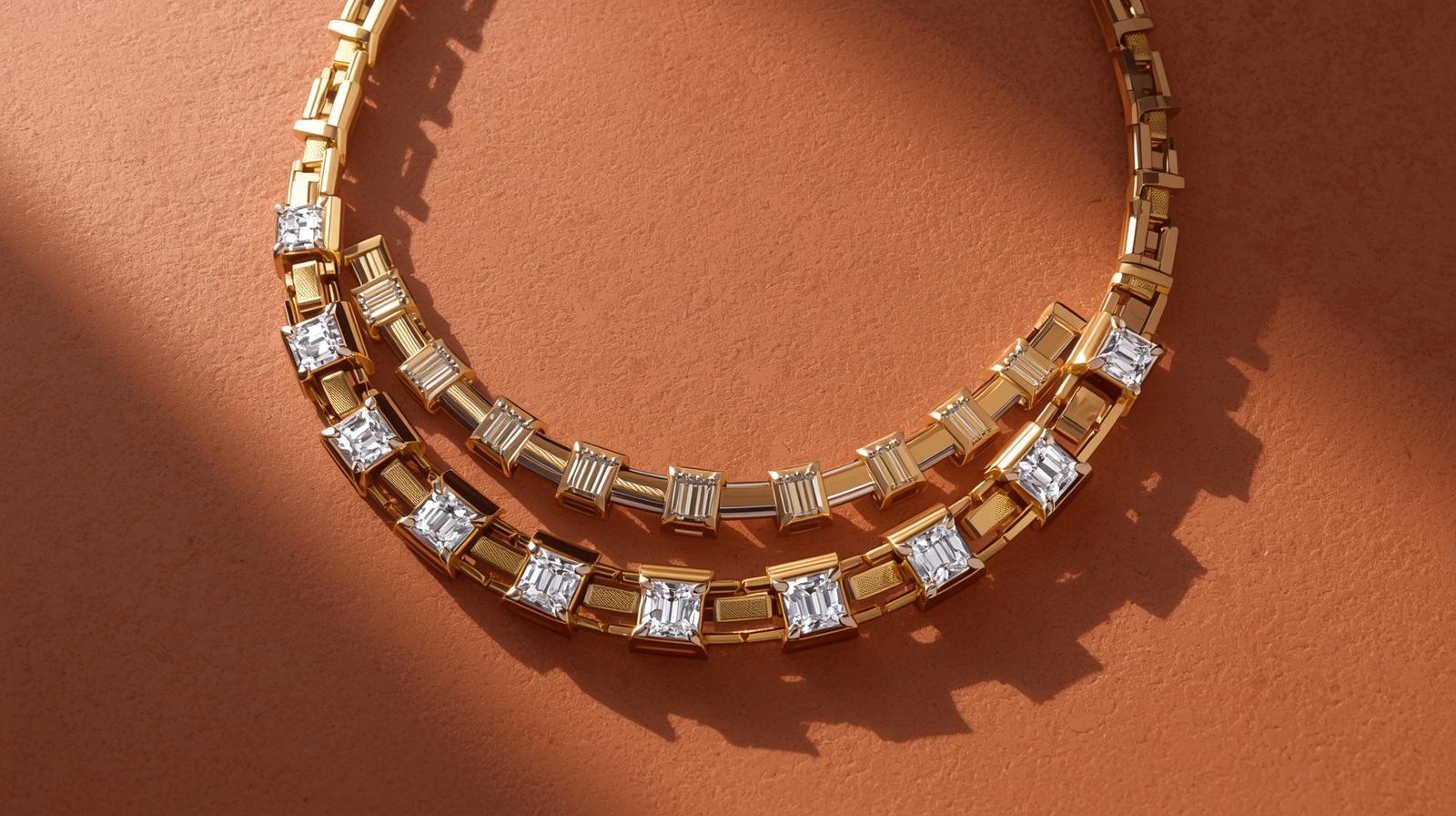 14K White Gold Chain Necklace