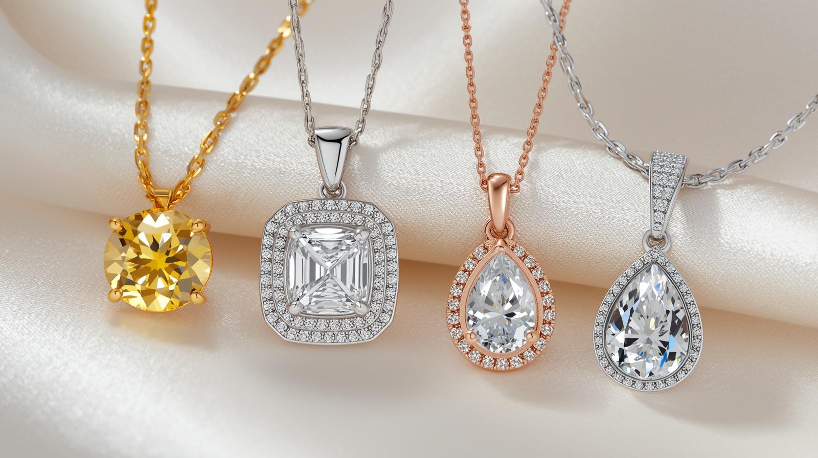 Yellow Gold Diamond Necklace