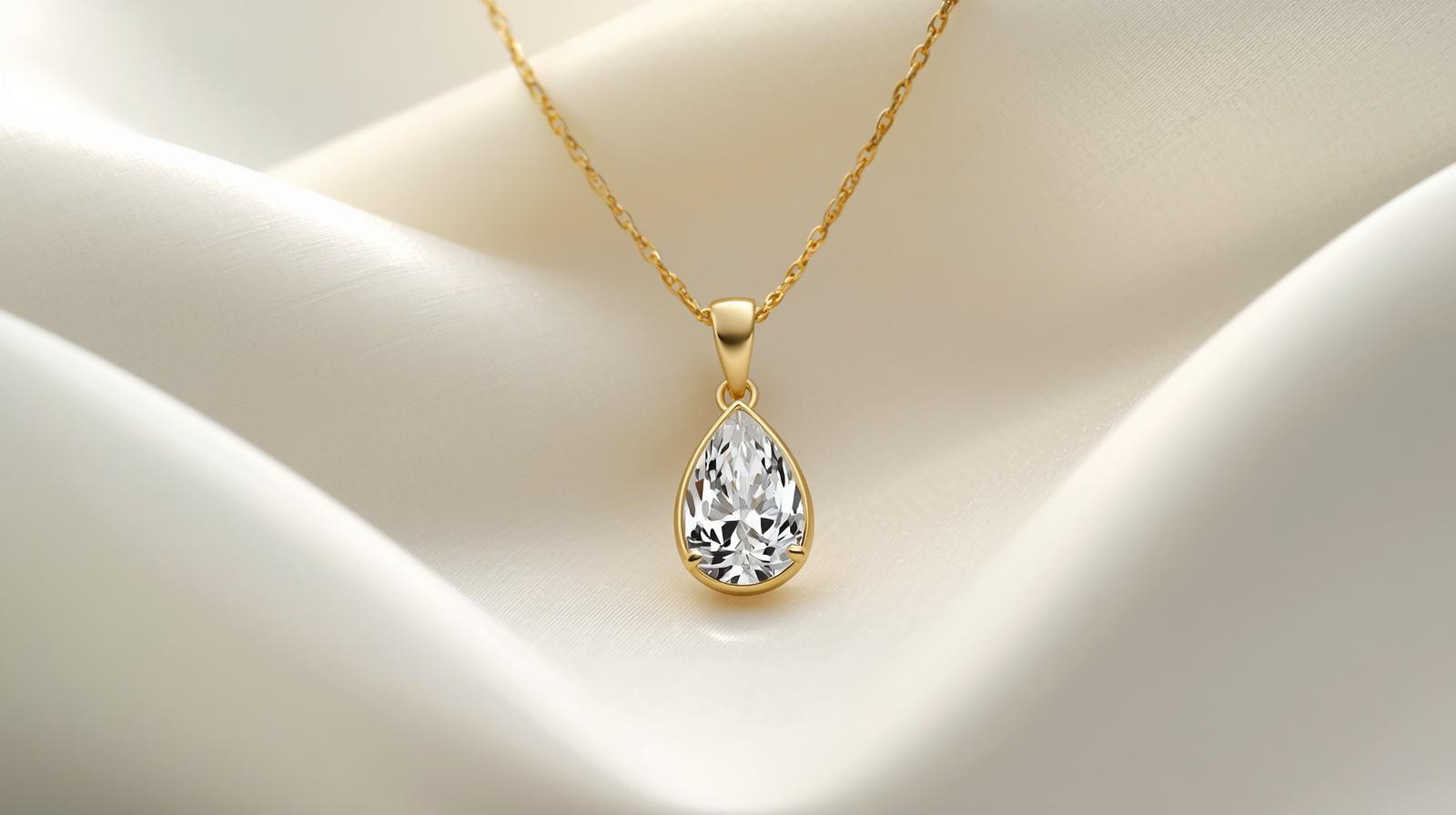 14K Yellow Gold Pendant Necklace