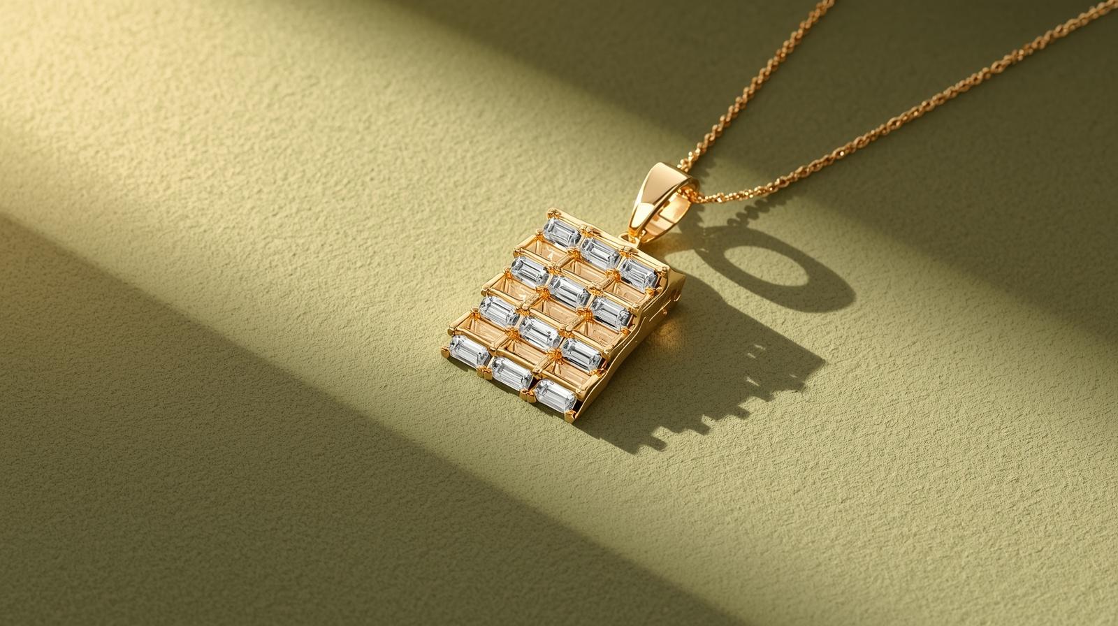 14K Yellow Gold Pendant Necklace