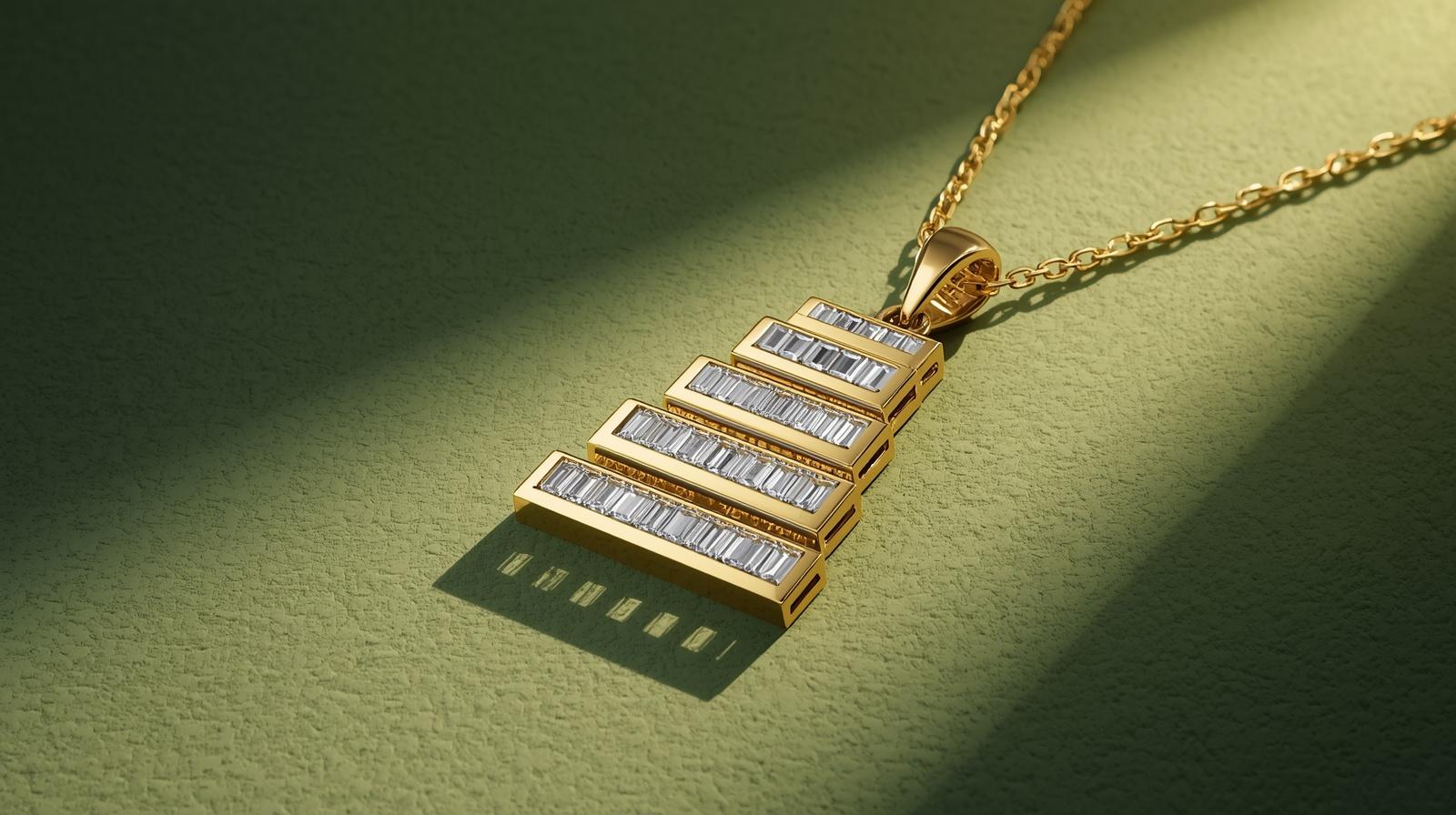 14K Yellow Gold Pendant Necklace