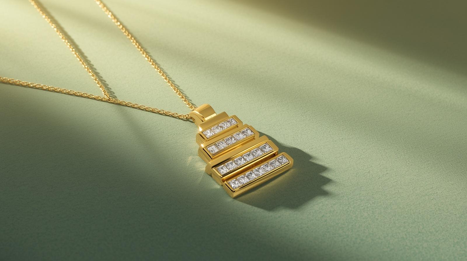 14K Yellow Gold Pendant Necklace
