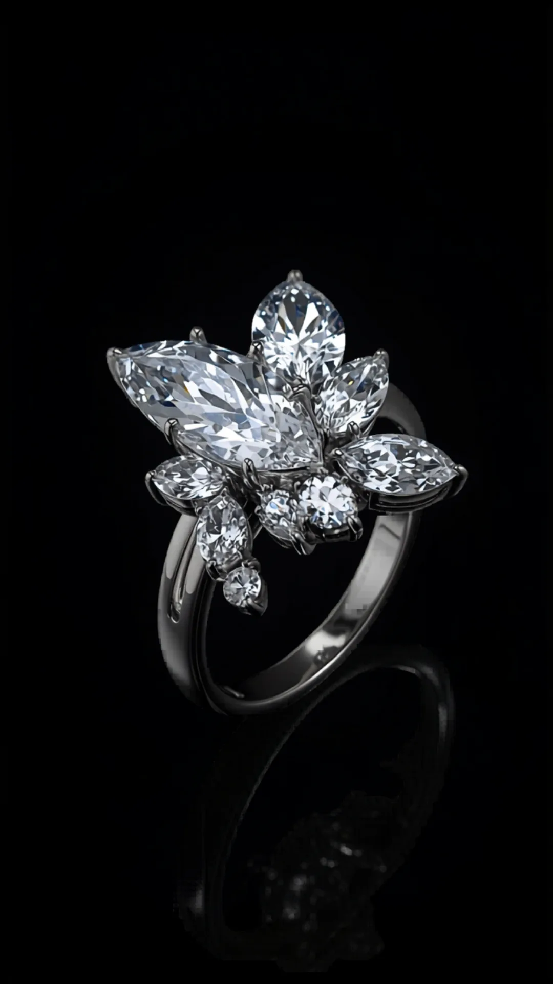 Sorriso del Sole — lab-grown diamond ring